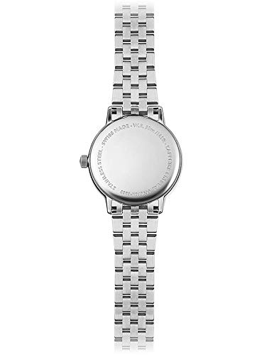 RAYMOND WEIL Toccata Classic Women s Watch, Quartz, White Dial, Black Roman Numerals, Stainless Steel Bracelet, 29 mm (Model: 5985-ST-00300)