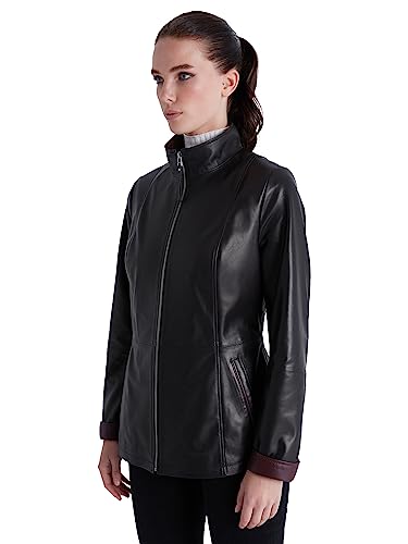 Bigardini Women s Italian Genuine Leather Jacket - Real Lambskin Leather Jacket for Women