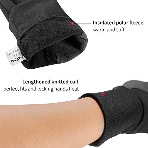 FanVince Winter Gloves Touch Screen Water Resistant Thermal for Running Cycling Driving Hiking Windproof Warm Gifts for Men and Women