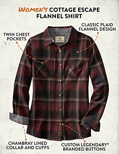 Legendary Whitetails Women s Cottage Escape Flannel Shirt