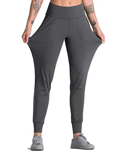 Dragon Fit Joggers for Women with Pockets,High Waist Workout Yoga Tapered Sweatpants Women s Lounge Pants