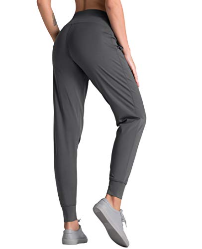 Dragon Fit Joggers for Women with Pockets,High Waist Workout Yoga Tapered Sweatpants Women s Lounge Pants