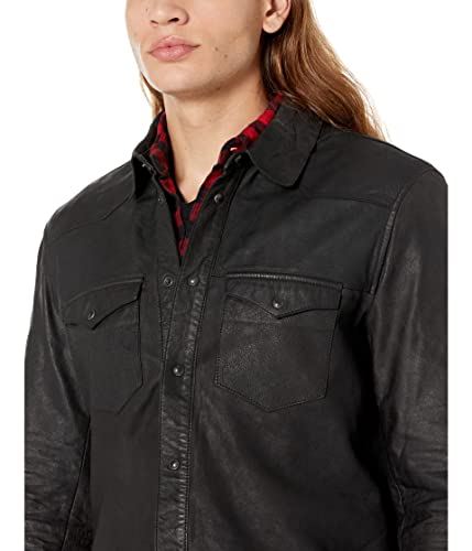 John Varvatos Men s Mason Shirt-Western Inspired Details, Sn