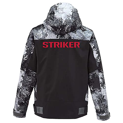 Striker Men s Adrenaline Durable Breathable Waterproof Outdoor Fishing Rain Jacket with Adjustable Hood & Reflective Elements