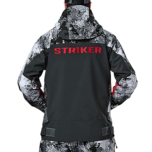 Striker Men s Adrenaline Durable Breathable Waterproof Outdoor Fishing Rain Jacket with Adjustable Hood & Reflective Elements