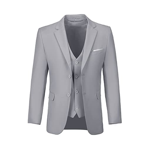 Men s Suits 3 Pieces Slim Fit Suit 2 Button Business Prom Formal Suit Blazer Jacket Vest Pants Set