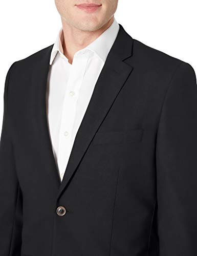 Amazon Essentials Men s Long-Sleeve Button-Front Slim-Fit Stretch Blazer