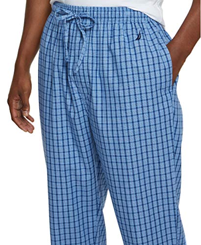 Nautica Men s Soft Woven 100% Cotton Elastic Waistband Sleep Pajama Pant