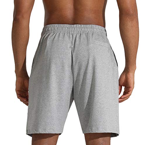 THE GYM PEOPLE Men s Lounge Shorts with Deep Pockets Loose-fit Jersey Shorts for Running,Workout,Training, Basketball