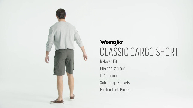 Wrangler Authentics Men s Classic Cargo Stretch Short