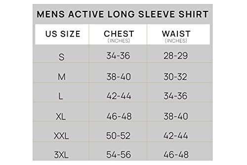 4 Pack: Men s Dry-Fit Moisture Wicking Performance Long Sleeve T-Shirt, UV Sun Protection Outdoor Active Athletic Crew Top