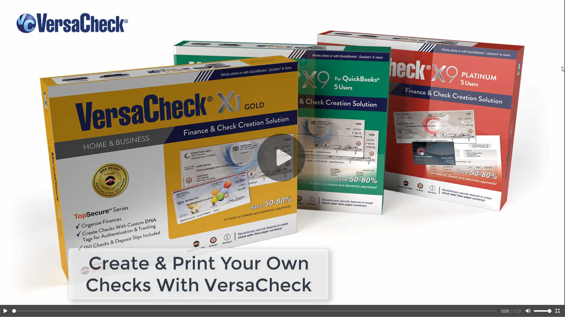 VersaCheck HP Laserjet M209 MXE MICR Check Printer X9 Platinum 5-User Check Printing Software Bundle