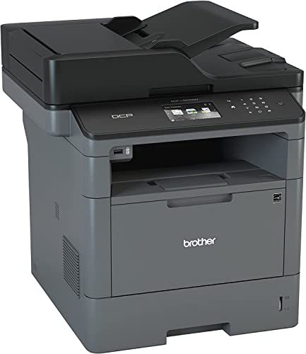 Brother Monochrome Laser Printer, Multifunction Printer and Copier, DCP-L5500DN, Flexible Network Connectivity, Duplex Printing, Mobile Printing & Scanning, Amazon Dash Replenishment Ready (Renewed)