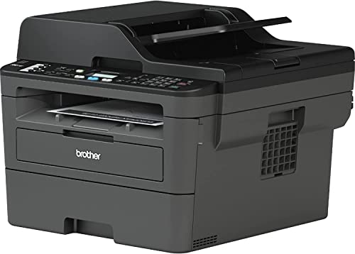 BROAGE NewBrother MFC-L2710DW All-in-One Wireless Monochrome Laser Printer - Print Copy Scan Fax - 32 ppm, 2400 x 600 dpi, 50-Sheet ADF, Auto 2-Sided Printing, Voice Activated, USB, WiFi, Ethernet