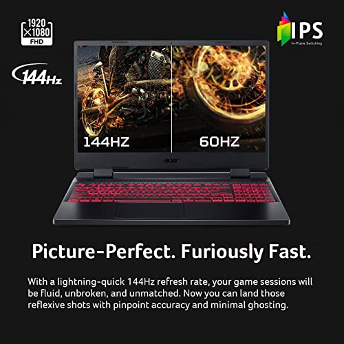 Acer Nitro 5 AN515-58-57Y8 Gaming Laptop | Intel Core i5-12500H | NVIDIA GeForce RTX 3050 Ti Laptop GPU | 15.6