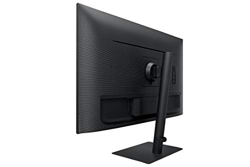 SAMSUNG ViewFinity S60UA Series 24-Inch WQHD Monitor, 75Hz, IPS Panel, USB-C, HDR10 (1 Billion Colors), Height Adjustable Stand, TUV-Certified Intelligent Eye Care (LS24A608UCNXGO),Black