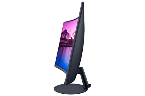 SAMSUNG 32-Inch S39C Series FHD Curved Gaming Monitor, 75Hz, AMD FreeSync, Game Mode, Advanced Eye Comfort, Frameless Display, Built in Speakers, Slim Metal Stand, LS32C394EANXGO, 2023, Black