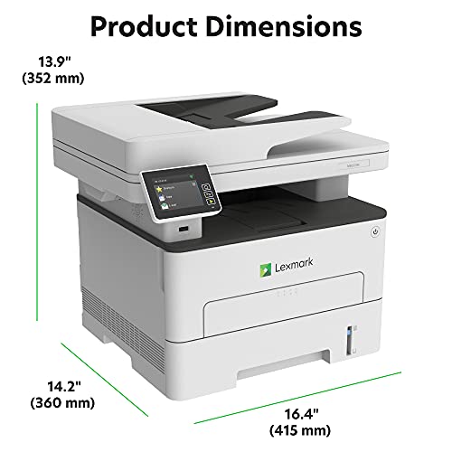 Lexmark MB2236i Black and White All-in-One Printer with Touchscreen, Laser Device with Wireless Networking, Duplex Printing, Mobile-Friendly & Cloud Connection (3-Series)