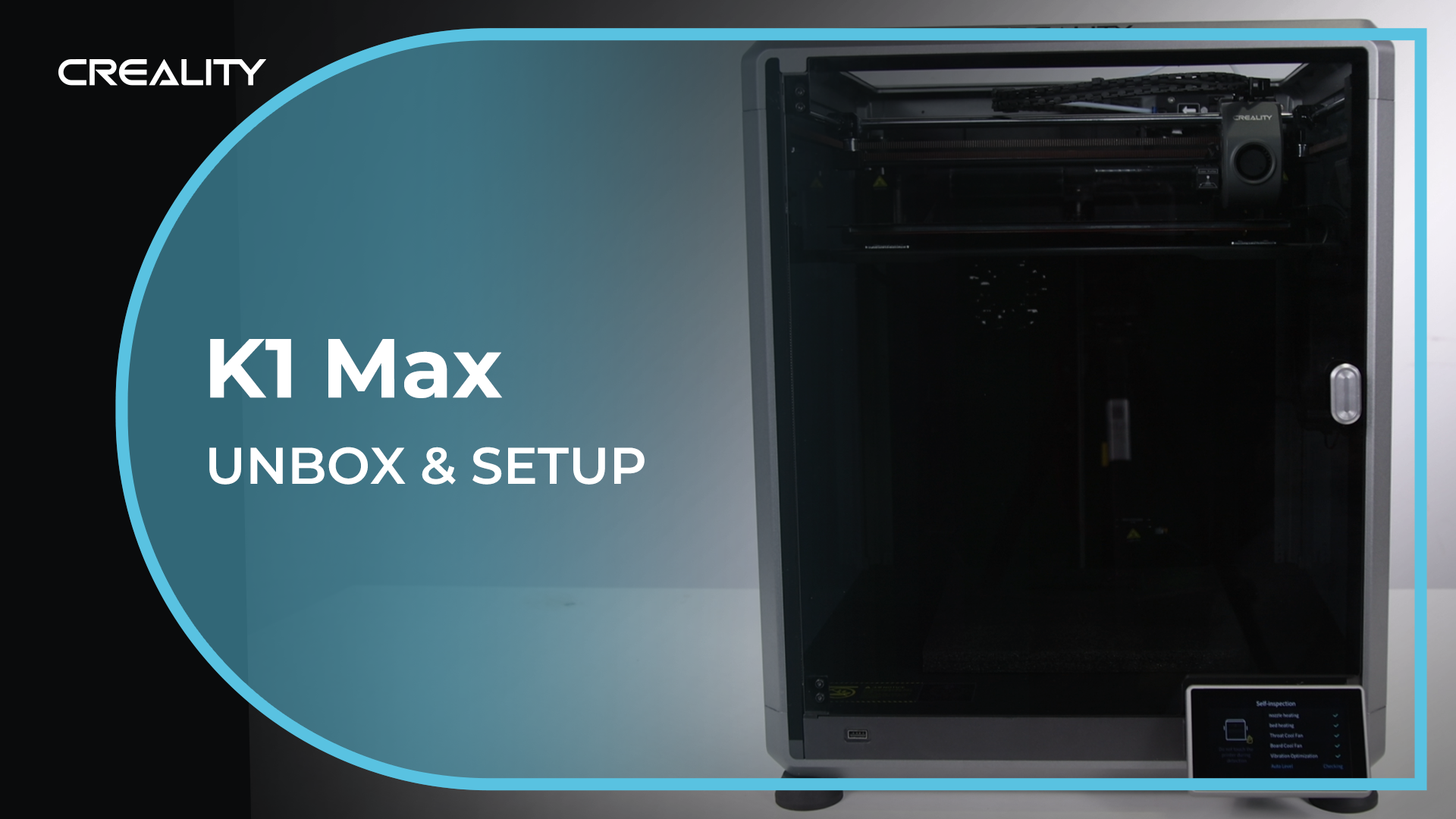 Creality K1 Max 3D Printer, 600mm/s Max High-Speed 3D Printers with Auto Leveling, Dual Cooling, Smart AI Function and Out-of-The-Box, Large Printing Size 11.8x11.8x11.8in