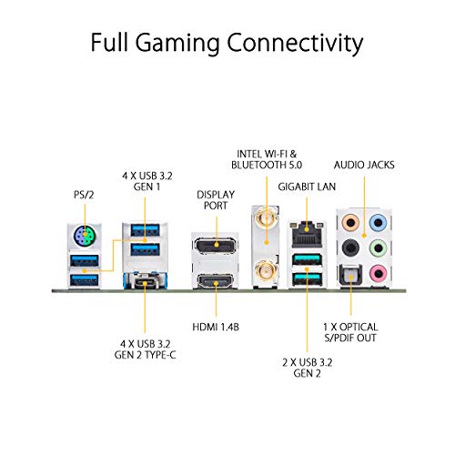 ASUS AM4 TUF Gaming X570-Plus (Wi-Fi) AM4 Zen 3 Ryzen 5000 & 3rd Gen Ryzen ATX Motherboard with PCIe 4.0, Dual M.2, 12+2 with Dr. MOS Power Stage