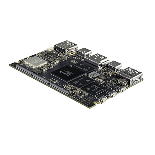 Mini PC, Khadas Edge2 RK3588S Single Board Computer with 8-core 64-bit CPU, ARM Mali-G610 MP4 GPU, 6 Tops AI NPU, Wi-Fi 6, Bluetooth 5.0, 8K HD Display & Decoder, 4K UI & 4 Independent Displays16+64GB