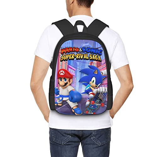 The Super Mario School Bag Travel Laptop Backpack Hiking Daypacks Shoulder Bag Briefcase Business Computer Backpack