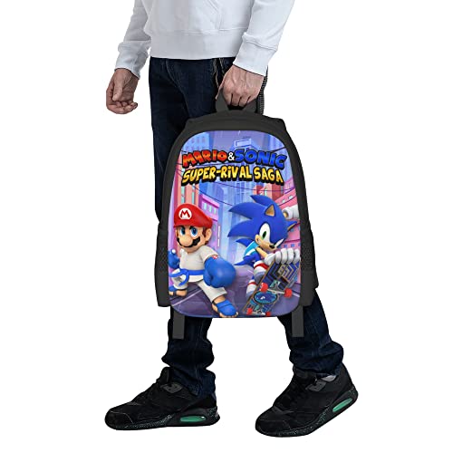 The Super Mario School Bag Travel Laptop Backpack Hiking Daypacks Shoulder Bag Briefcase Business Computer Backpack