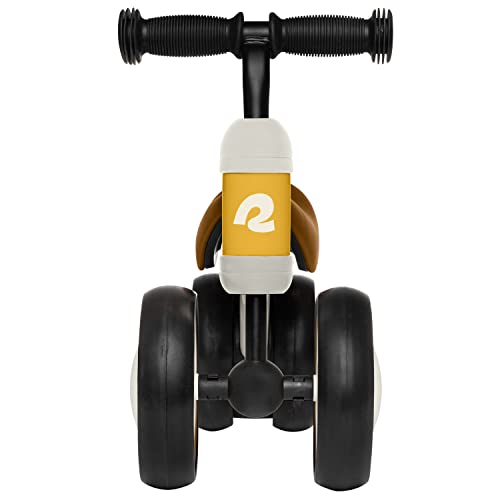 Retrospec Cricket Baby Walker Balance Bike with 4 Wheels for Ages 12-24 months - Toddler Bicycle Toy for 1 Year Old’s - Ride On Toys for Boys and Girls