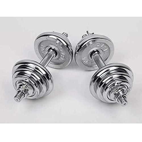 No-logo Dumbbell Men and Women Dumbbell Weight Lifting Dumbbell Home Fitness Equipment A Pair of Dumbbell Sports Equipment Barbell (Size : 15KG)