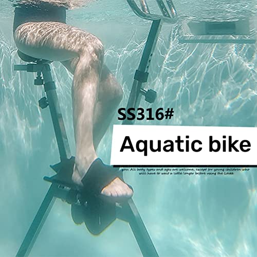 Aquatic Fitness Equipment of 316L Stainless Steel Aquatic Bike In Swimming Pool Water Bike Fitness Equipment Underwater Bike for Exercise