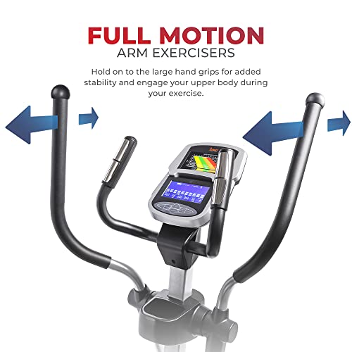 Sunny Health & Fitness Elliptical Exercise Machine Trainer with Optional Exclusive SunnyFit™ App and Enhanced Bluetooth Connectivity