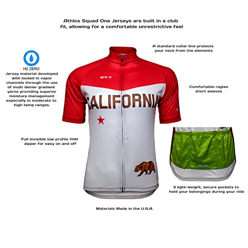 athlos - Men s Excitement Collection Cycling Jersey