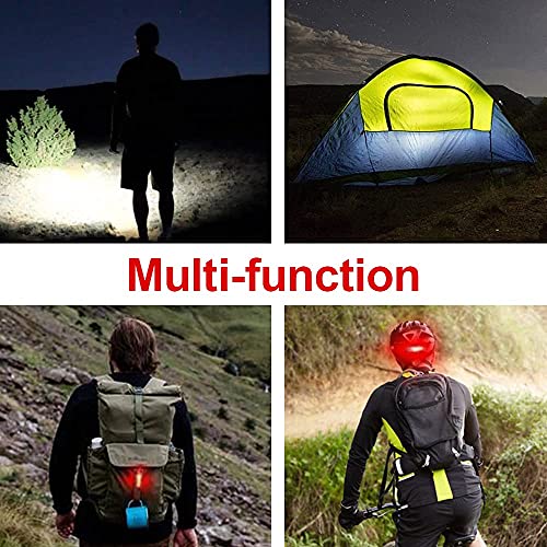 1200 Lumens Bike Lights Front and Back,USB Rechargeable Bicycle Lights,Super Bright 3 LED Bike Lights for Night Riding,Bike Headlight with Power Bank Function,IPX5 Waterproof,3+5 Light Modes