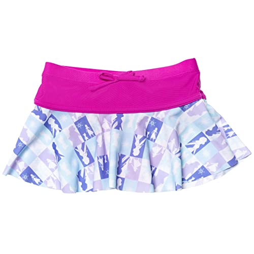 Disney Frozen Elsa Anna Swimsuit Set: Rash Guard Bikini Skirt One-Piece