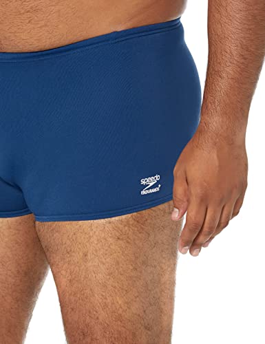 Speedo Men s Swimsuit Square Leg Endurance+ Solid