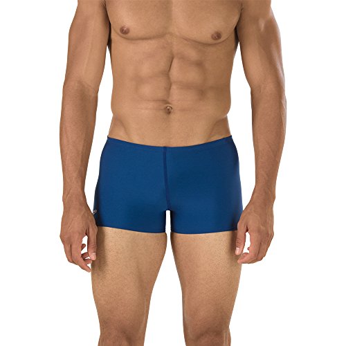 Speedo Men s Swimsuit Square Leg Endurance+ Solid