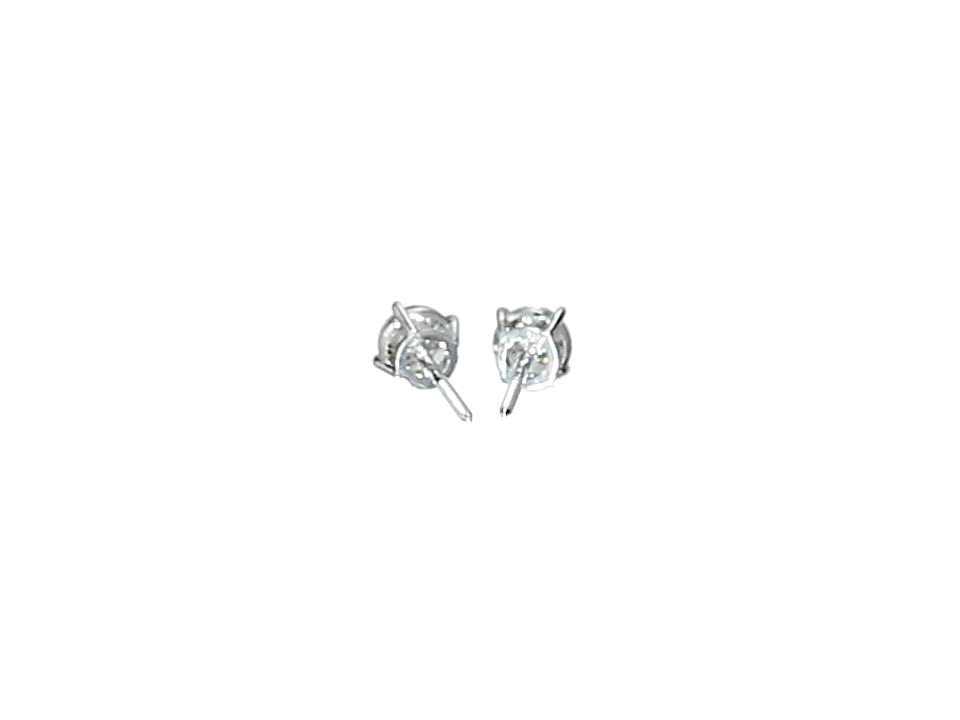 Amazon Collection Certified 14k Gold Diamond with Screw Back and Post Stud Earrings