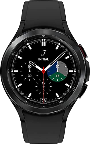 Samsung Galaxy Watch 4 Classic 42mm Smartwatch with ECG Monitor Tracker for Health Fitness Running Sleep Cycles GPS Fall Detection Bluetooth US Version, Black (Renewed)