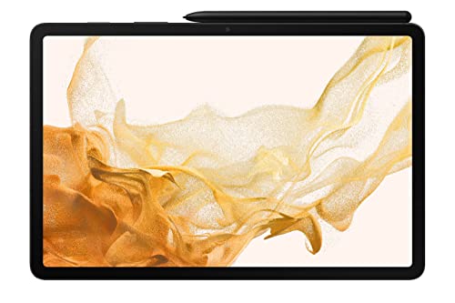 SAMSUNG Galaxy Tab S8+ 12.4” 128GB WiFi 6E Android Tablet, Large AMOLED Screen, S Pen Included, PC Experience, Ultra Wide Camera Records 4K Video, Long Lasting Battery, US Version, 2022, Graphite