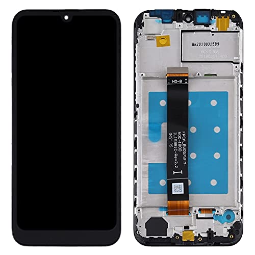 Screen Replacement for Huawei Y5 (2019) Mobile Phone LCD Display Touch Digitizer Assembly Glass Repair with Tools(Black with Frame)