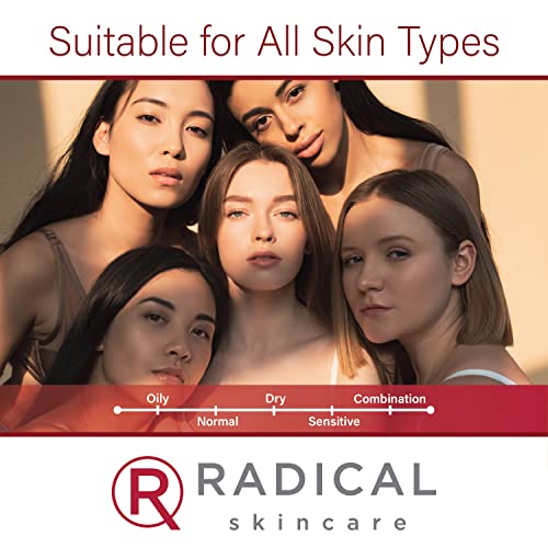 Radical Skincare Youth Infusion Serum - Evens Skin Tone, Reduces Fines Lines & Wrinkles - Hydrates & Smooths Skin - For All Skin Types Including Sensitive Skin - Paraben Free (1 fl oz, 2 Pack)