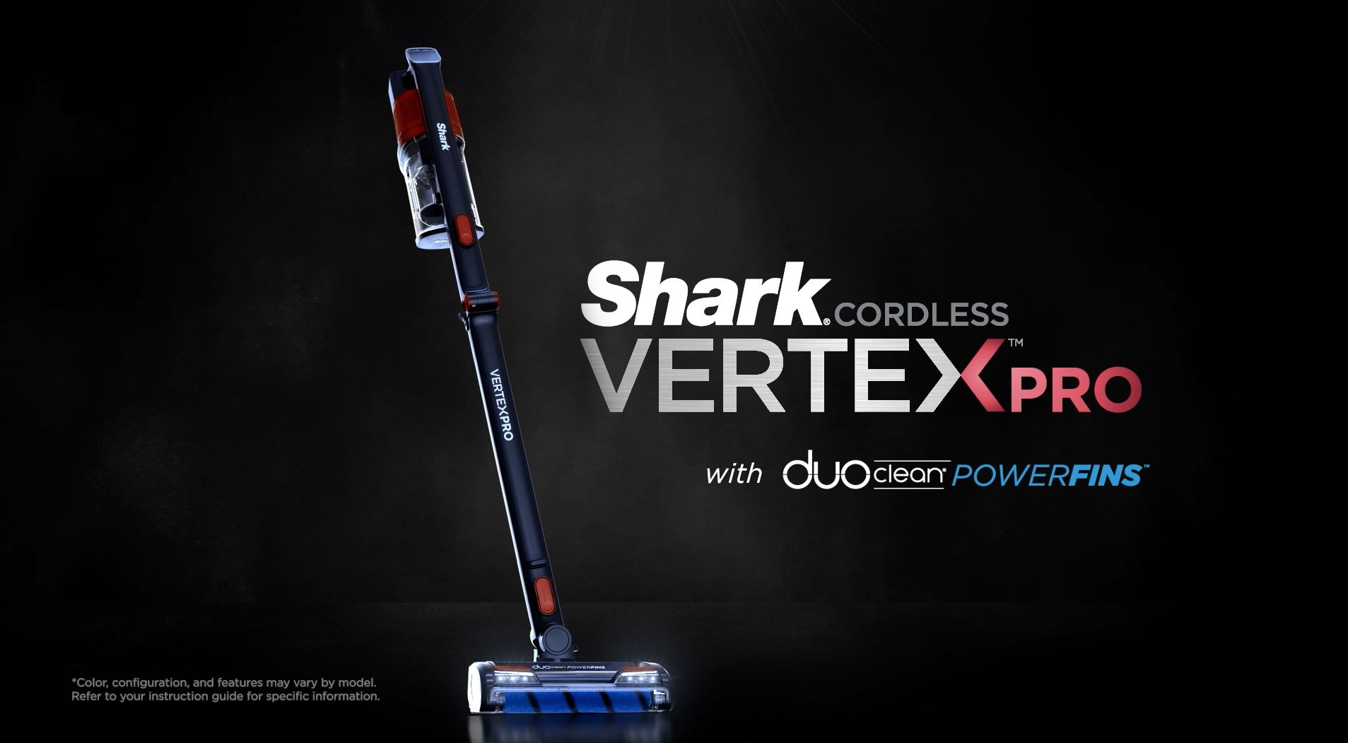 Shark IZ682H Vertex Pro Cordless Stick Vacuum with IQ Display, DuoClean PowerFins & MultiFLEX, Extra Battery, Crevice Tool, Pet Multi-Tool & Anti-Allergen Dusting Brush, 120min Runtime, Black