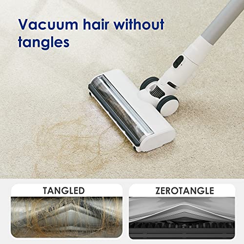 Tineco A11 Pet Cordless Stick Vacuum Cleaner, Lightweight with ZeroTangle Brush Powerful Handheld Vacuum for Hard Floor, Carpet and Pet