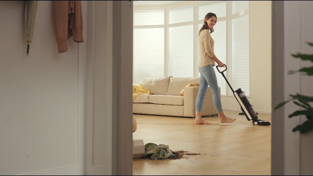 Tineco Floor ONE S3 Breeze Cordless Hardwood Floors Cleaner, Lightweight Wet Dry Vacuum Cleaners for Multi-Surface Cleaning with Smart Control System