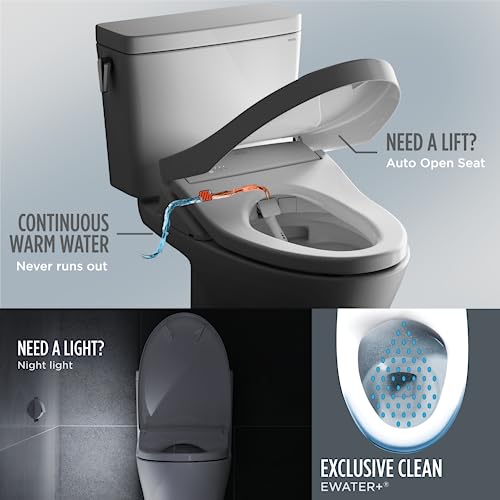 TOTO SW4734#12 WASHLET Electronic Bidet Toilet Seat, Elongated, Sedona Beige