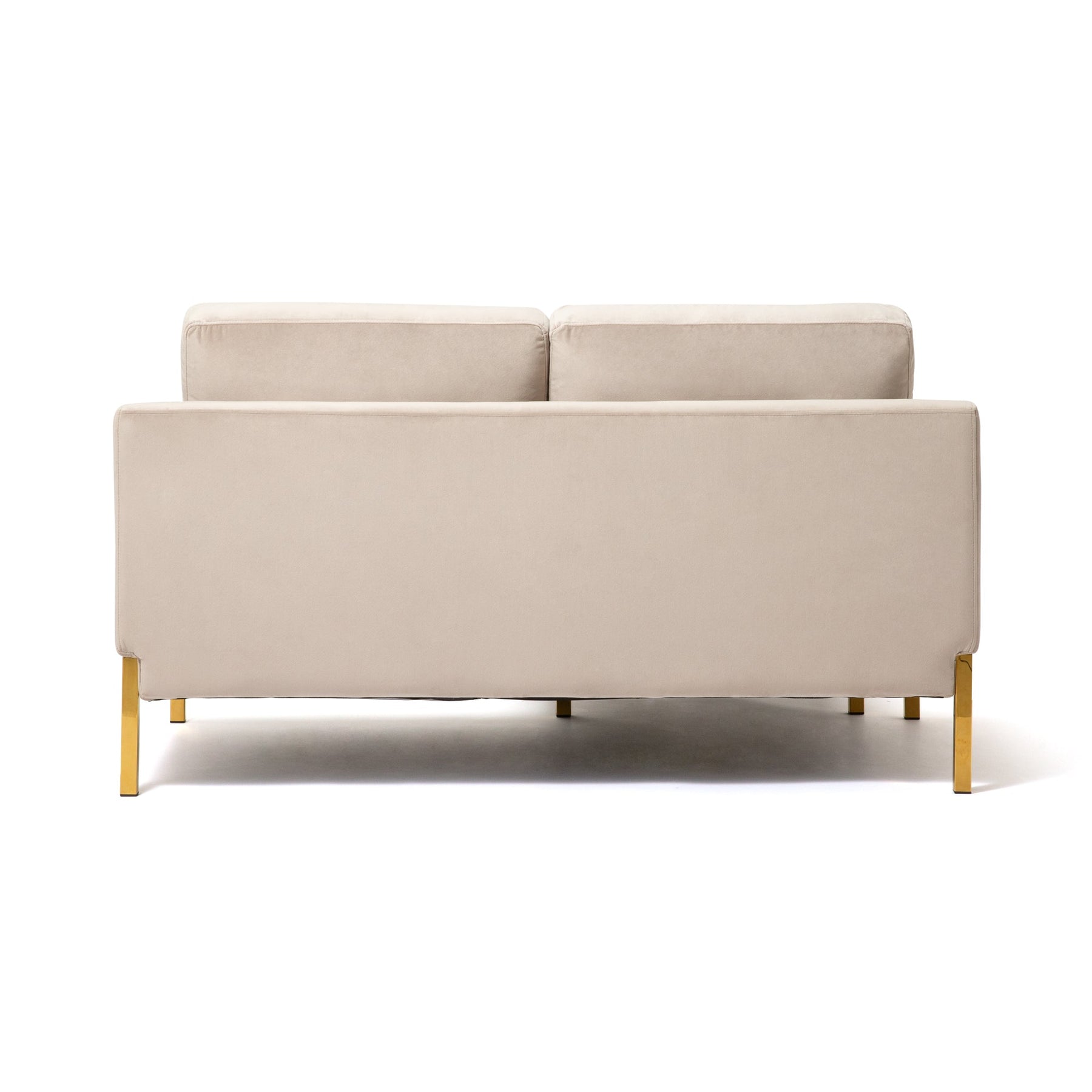 Splen Sofa 2 W1280×D1245×H730 Light Beige x Gold