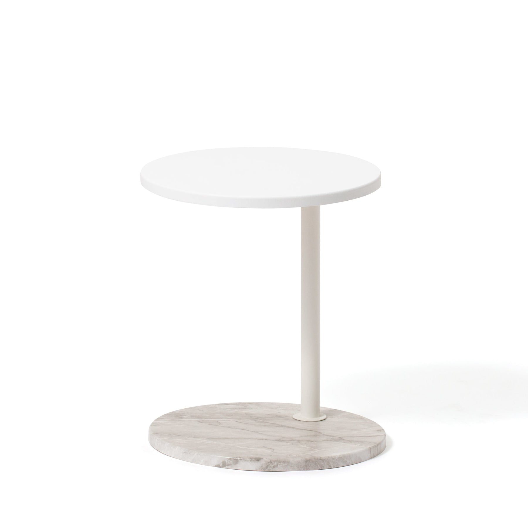 Montez Side Table 2 Marble (W350 X D350 X H415-665)