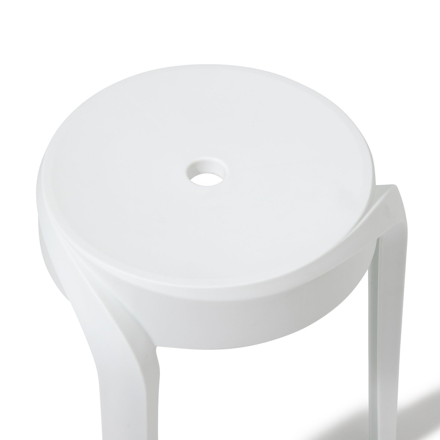 Vortex Stool White (W350 × D350 × H455)