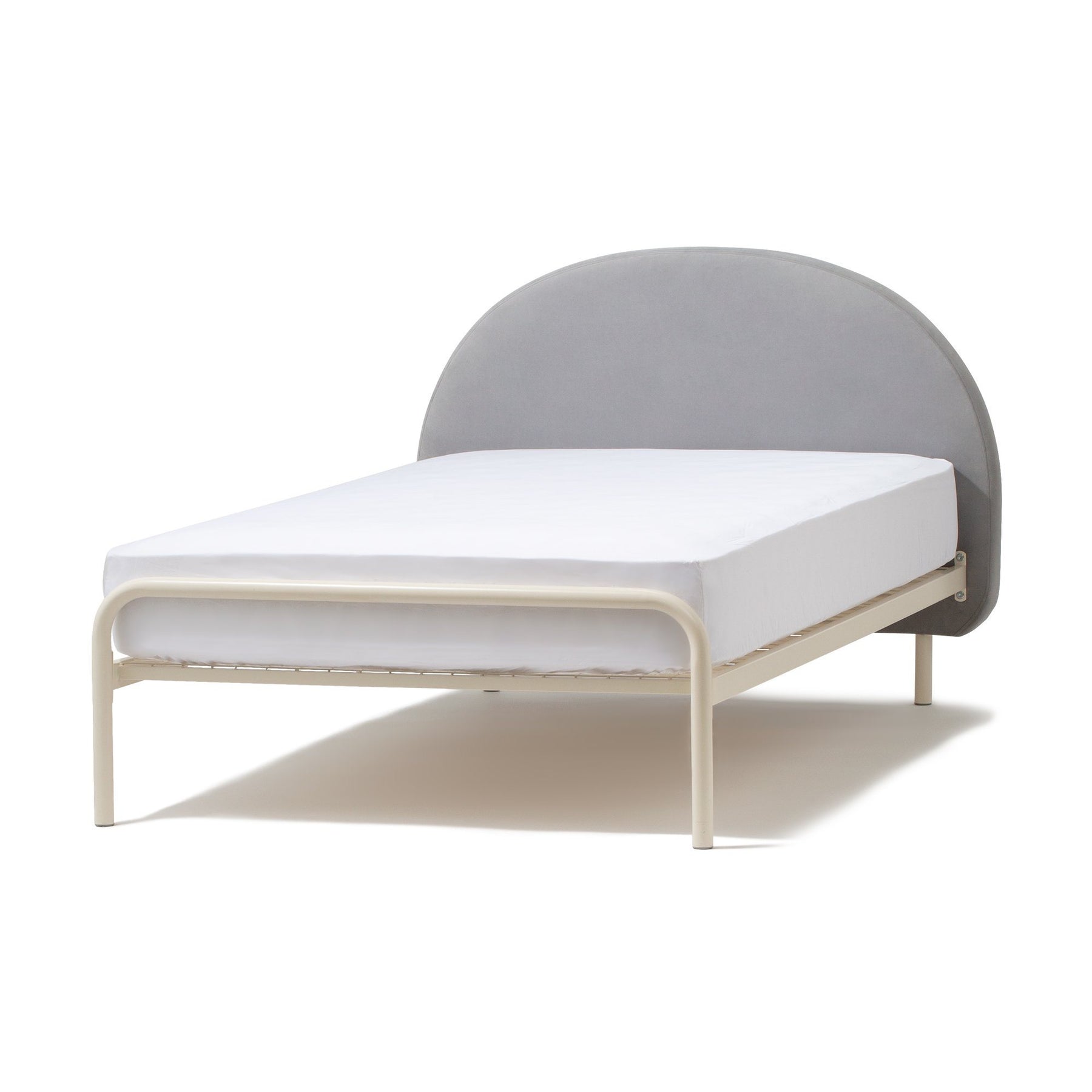 Minuit Bed Semi Double Gray (W1320 X D2090 X H980)