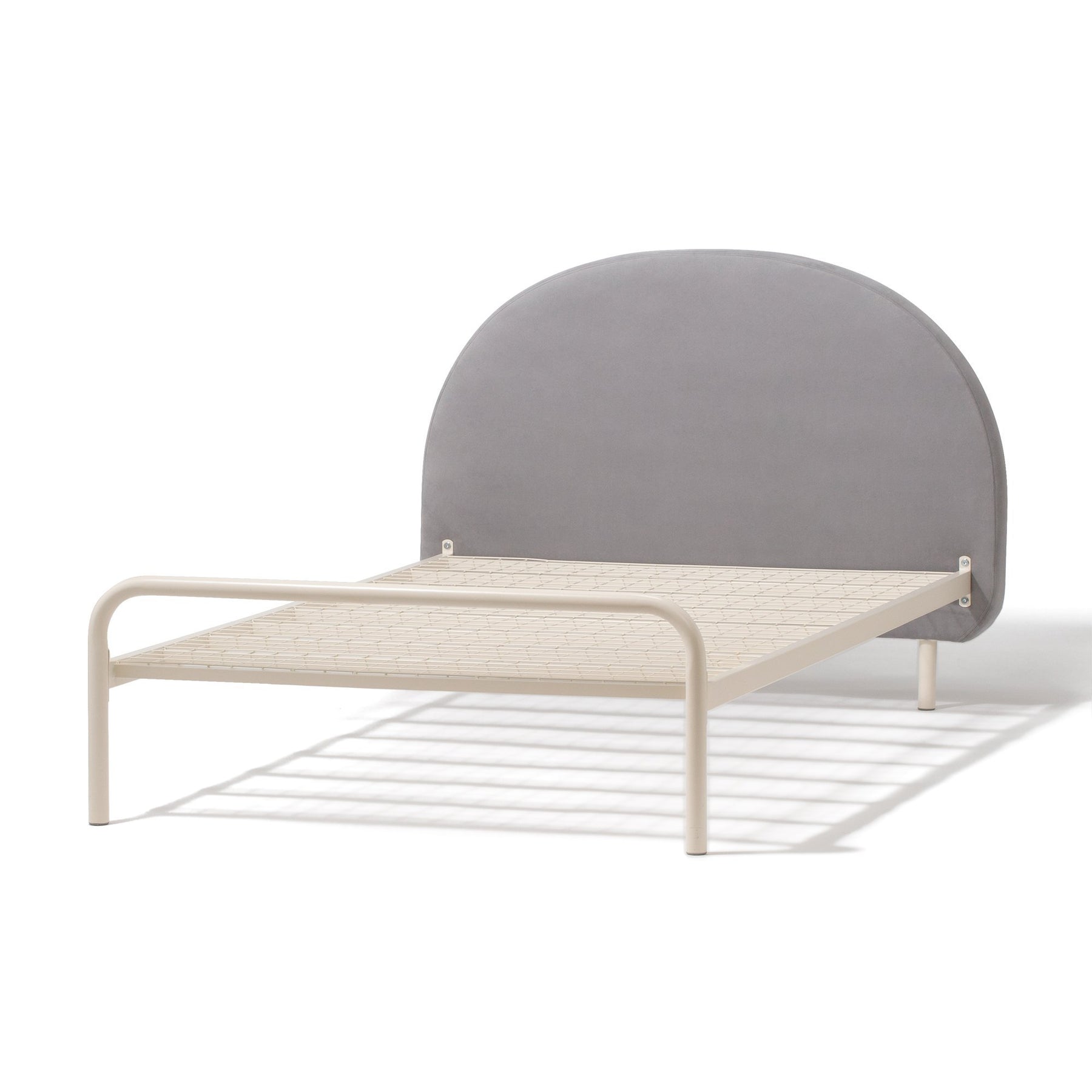 Minuit Bed Semi Double Gray (W1320 X D2090 X H980)